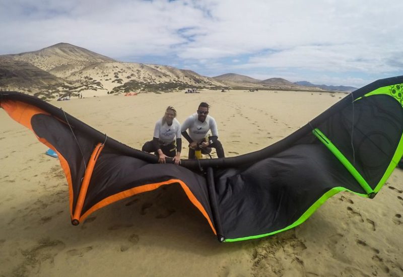 Kiten lernen auf Fuerteventura