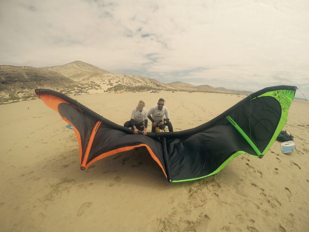 Kitesurfen lernen auf Fuerteventura