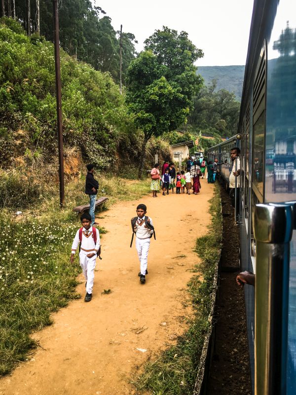 Zugfahrt nach Ella, Sri Lanka