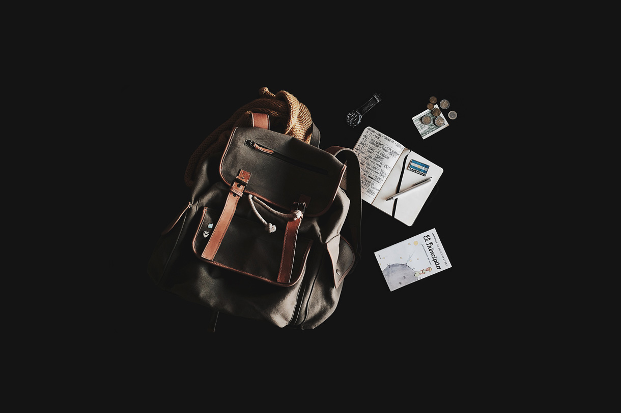 Backpacking, Packliste, Handgepäck