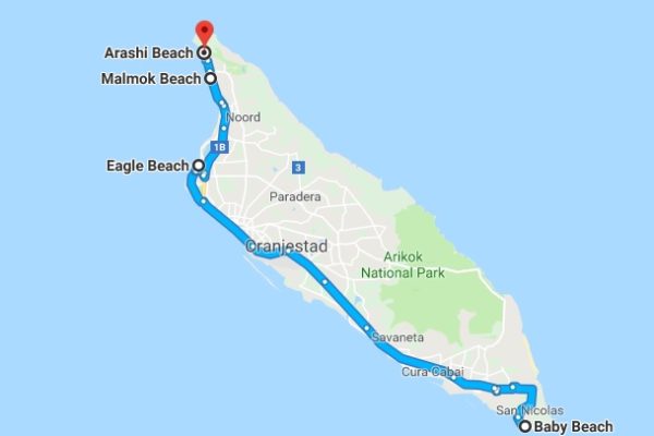 Übersicht, Die schönsten Strände Arubas