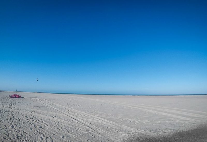 Kiten in Cumbuco, Brasilien