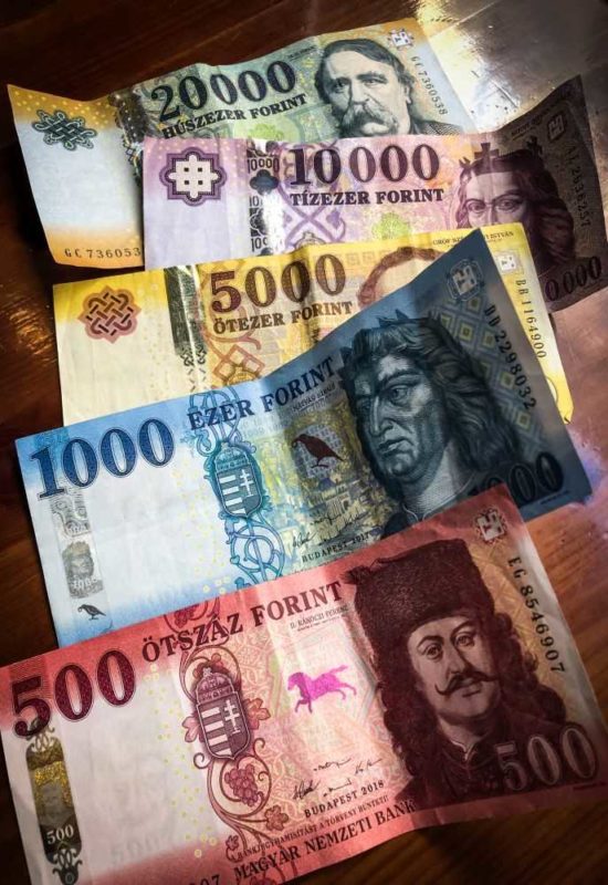 Städtereise nach Budapest, Bezahlen in der Haupstadt Ungarns