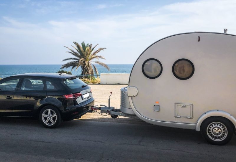 amping auf Sizilien, mit dem Wohnwagen um die Insel.